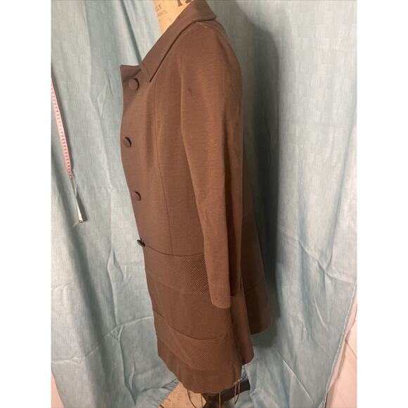 VTG MOD CAPRIEL Made in Belgium 100% WOOL DRESS With Matching Long Jacket - Picture 7 of 16